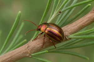 Chrysolina: lo scarabeo lucente che attacca la lavanda e le aromatiche